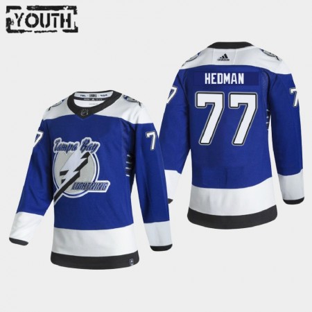 Dětské Hokejový Dres Tampa Bay Lightning Dresy Victor Hedman 77 2020-21 Reverse Retro Authentic